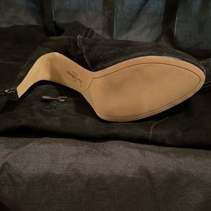 Sam Edelman Over the Knee boot with lace top 4.5 in heel